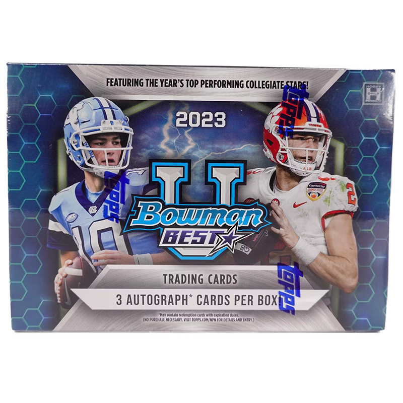 2023BowmanUniversityBestFootballBreaker_sDelightBox.png 2023 Bowman University Best Football Breaker's Delight Box - Image 1