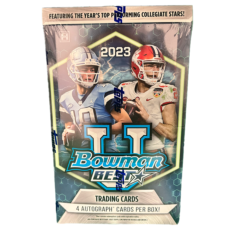2023Bowman_sBestUniversityFootballHobbyBox.png 2023 Bowman's Best University Football Hobby Box - Image 1