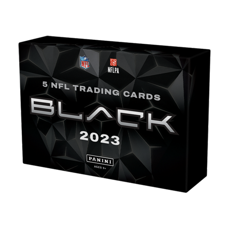 2023PaniniBlackFootballHobbyBox_a0d482c0-0db7-4bb7-affb-6f88e819c965.png 2023 Panini Black Football Hobby 12 Box Case - Image 1