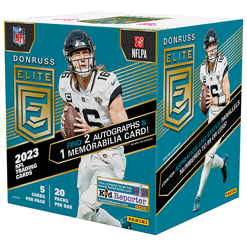 2023PaniniDonrussEliteFootballHobbyBox_85558a63-e886-4e78-aded-39d48dcfdc40.png 2023 Panini Donruss Elite Football Hobby 12 Box Case - Image 1