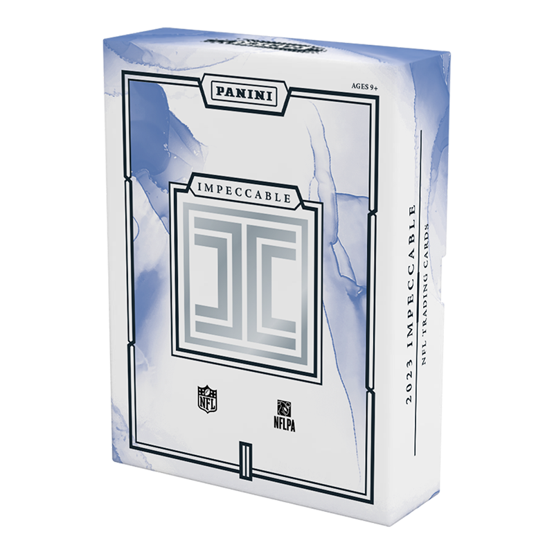 2023PaniniImpeccableFootballHobbyBox.png 2023 Panini Impeccable Football Hobby Box - Image 1