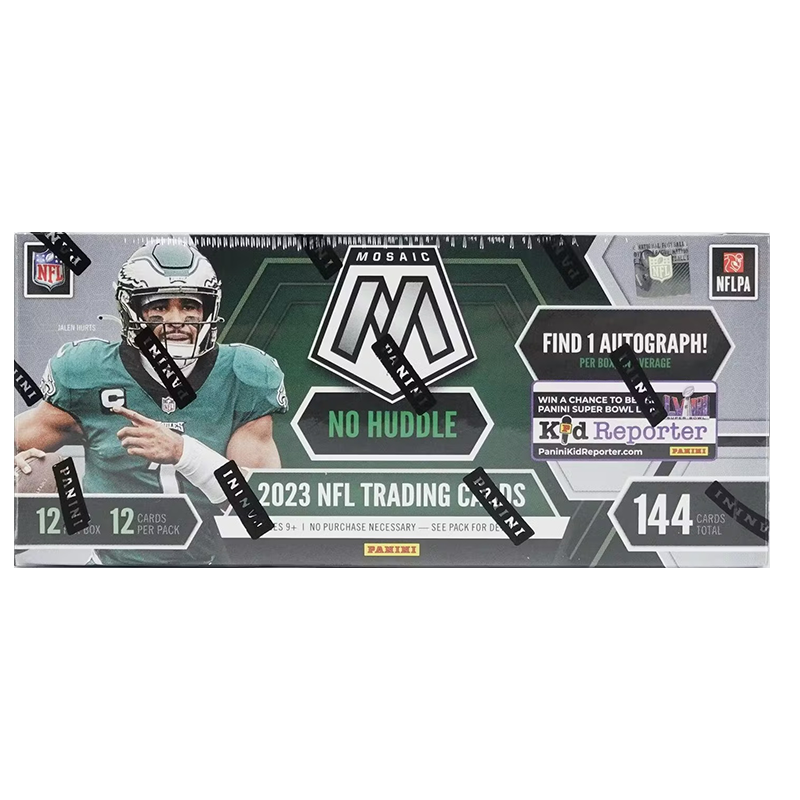 2023PaniniMosaicFootballNoHuddleBox.png 2023 Panini Mosaic Football No Huddle 20 Box Case - Image 1