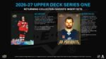2026/27 Upper Deck Series 1 Hockey Blaster Box - Image 4