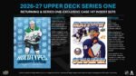 2026/27 Upper Deck Series 1 Hockey Blaster Box - Image 6