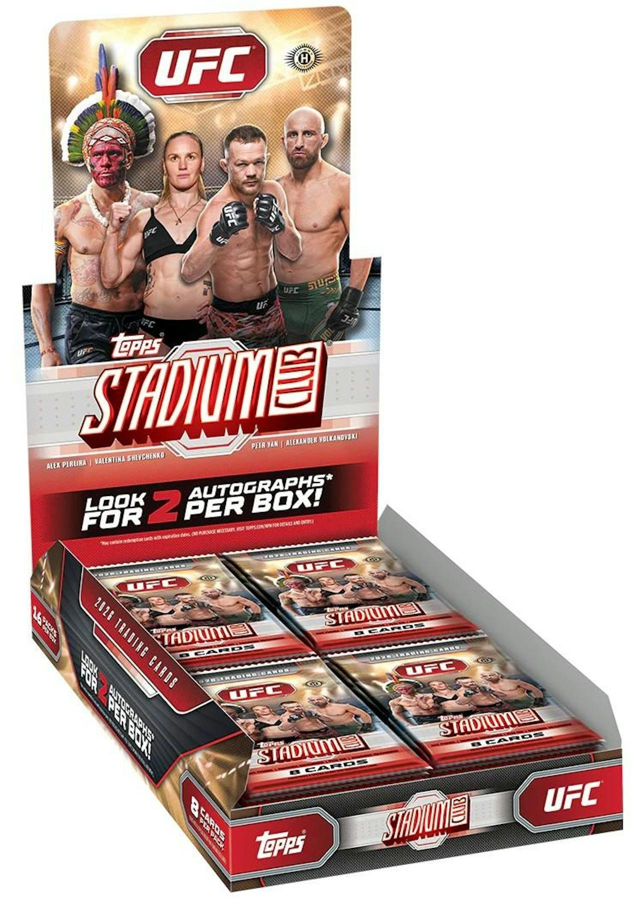 26-stadiumclub-ufc-hobby-box.jpg 2026 Topps Stadium Club UFC Hobby Box - Image 1
