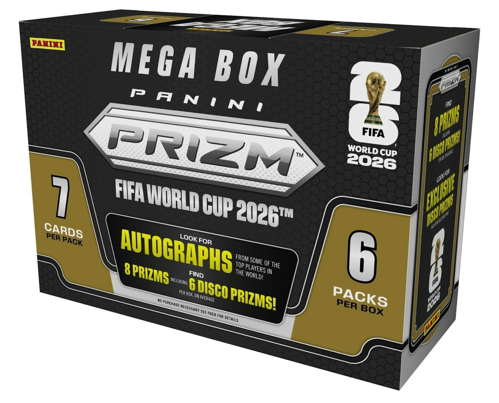 26_prizm_wc_sc_hobby_mega-1.jpg 2026 Panini Prizm FIFA World Cup Soccer Mega Hobby Box - Image 1