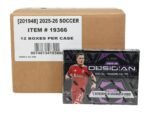 2025/26 Panini Obsidian Soccer Hobby 12-Box Case