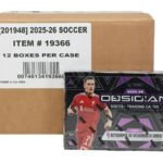 2025/26 Panini Obsidian Soccer Hobby 12-Box Case
