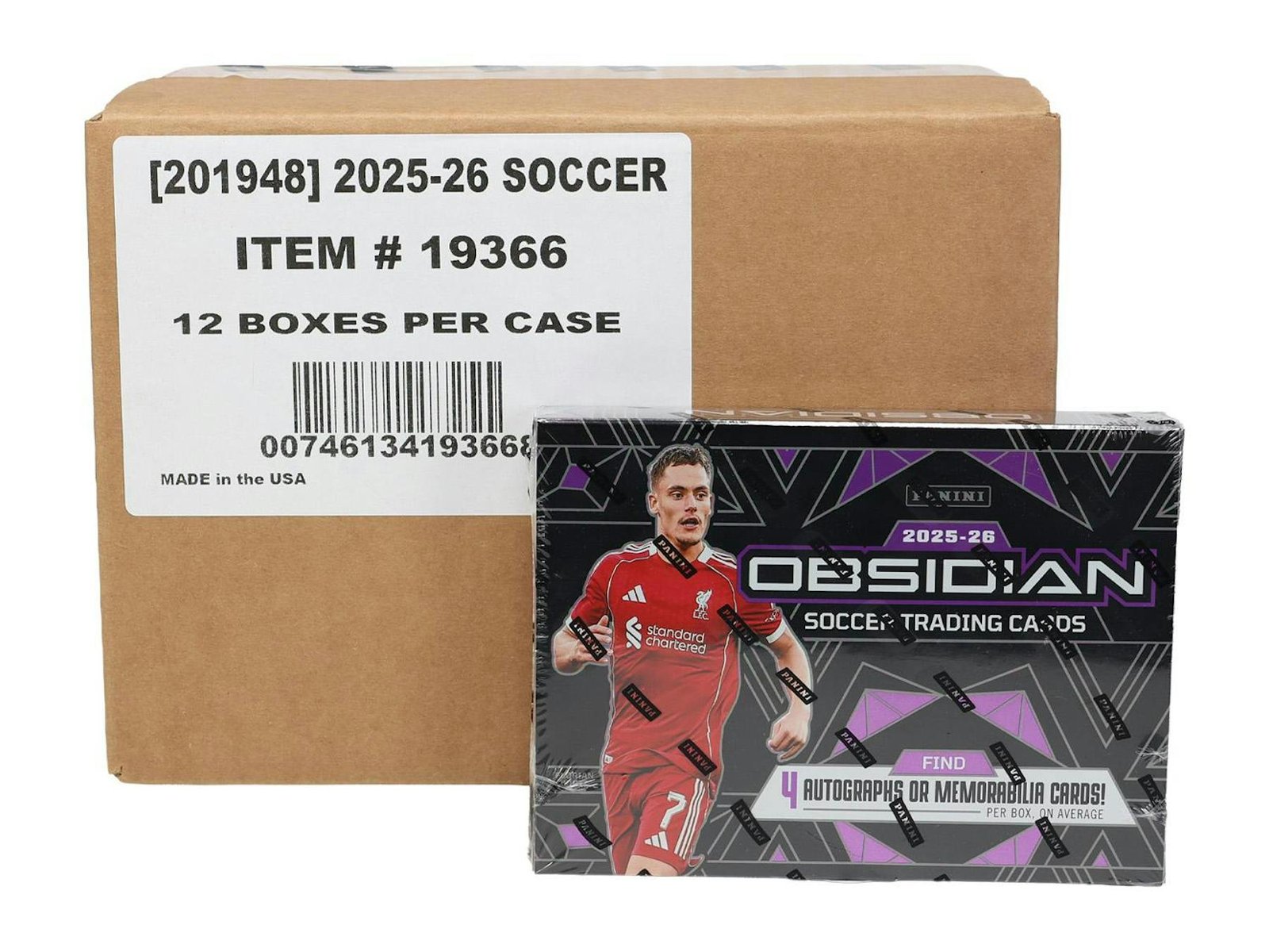 944457_001_071726-1.jpg 2025/26 Panini Obsidian Soccer Hobby 12-Box Case - Image 1