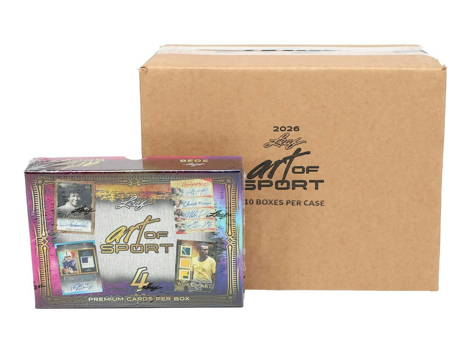 953353_001_072126.jpg 2026 Leaf Art of Sport Hobby 10-Box Case - Image 1