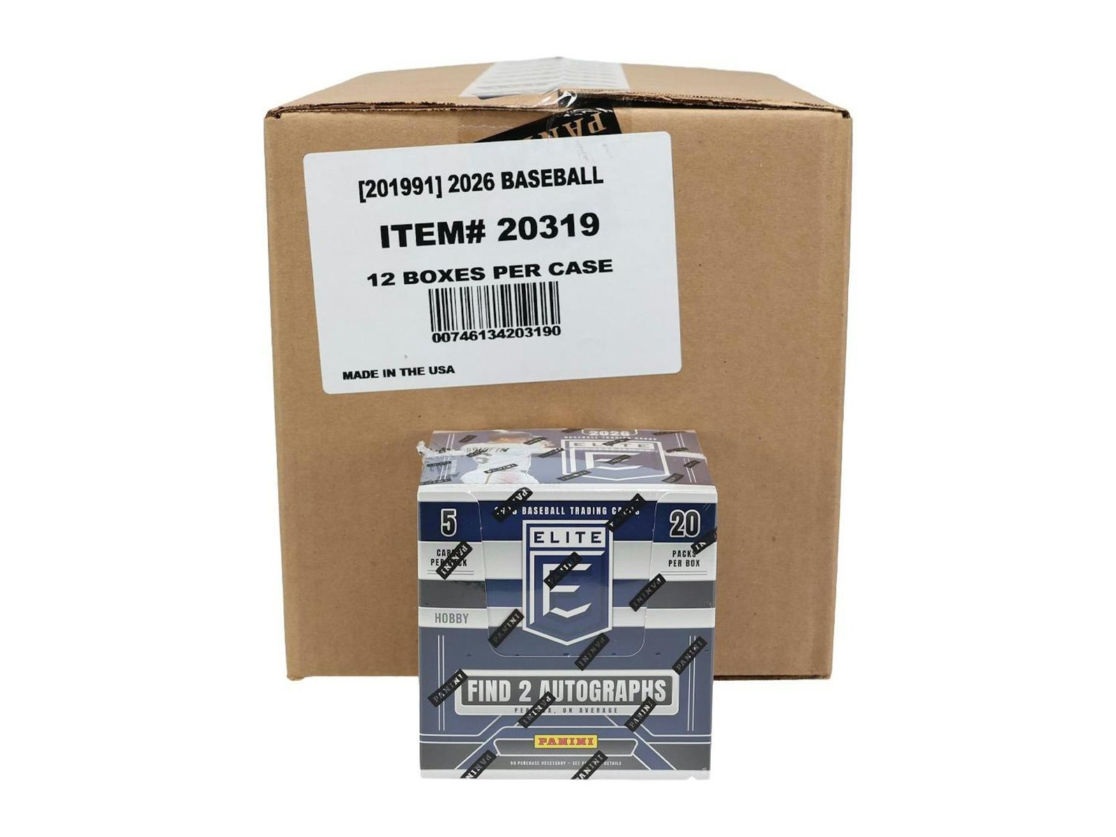 954603_001_070226-1.jpg 2026 Panini Donruss Elite Baseball Hobby 12-Box Case - Image 1