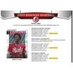 2023 Bowman Baseball Hobby Box - Image 5
