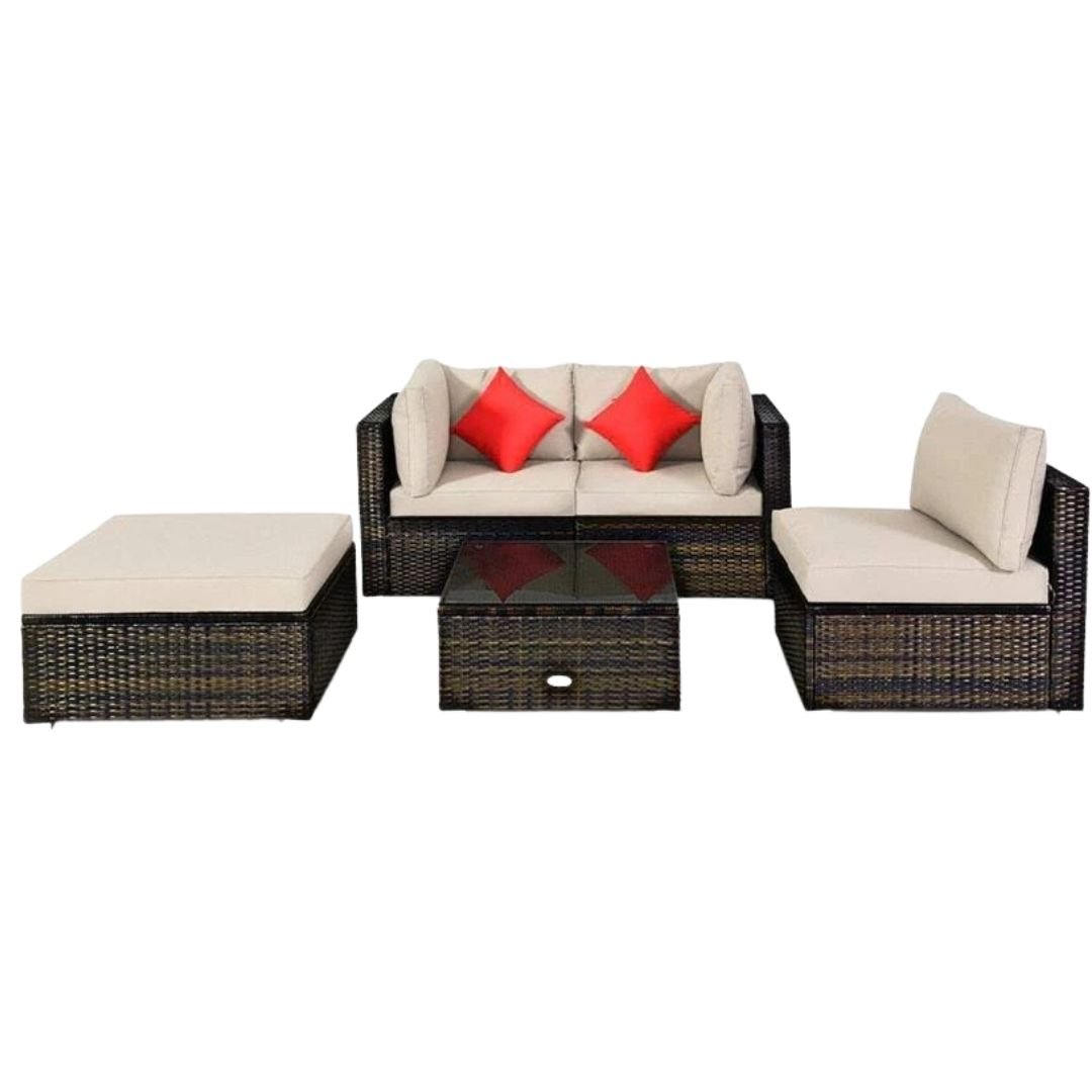 Untitled design - 2026-08-12T130858.022 Modern Wicker Patio Sofa and Lounge Set - Image 1